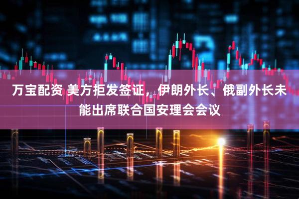 万宝配资 美方拒发签证，伊朗外长、俄副外长未能出席联合国安理会会议